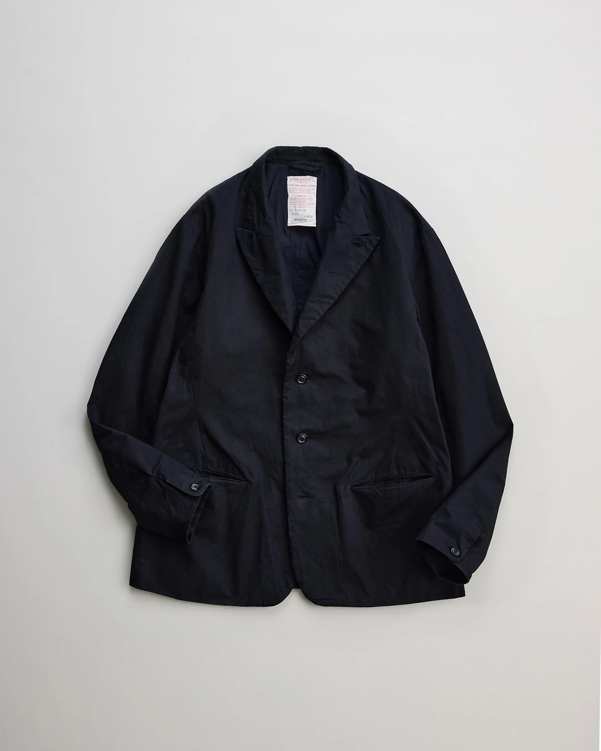 NICENESS Mサイズ ネイビー/グレージャケット NICENESS Mサイズ ネイビー/グレージャケット
