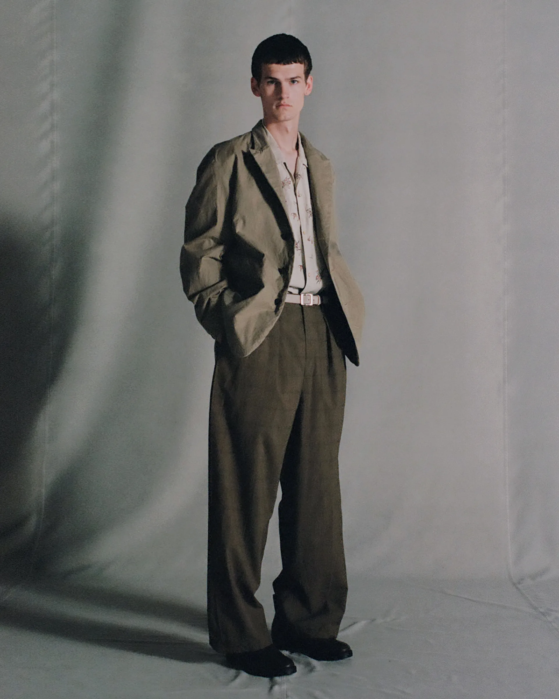 NICENESS Mサイズ ネイビー/グレージャケット NICENESS / ナイスネス | BRENT / ブレント (レーシングジャケット